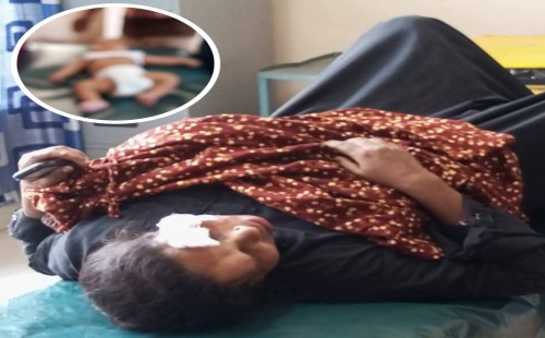 হরিণাকুণ্ডুতে ট্রলির ধাক্কায় শিশুর মৃত্যু, মা হাসপাতালে