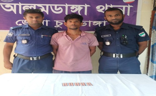আলমডাঙ্গায় ট্যাপেন্টাডলসহ মাদক ব্যবসায়ী আটক