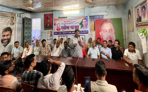 চুয়াডাঙ্গা সদর ও আলমডাঙ্গায় যৌথ সভায় জেলা বিএনপির সম্পাদক শরীফুজ্জামান