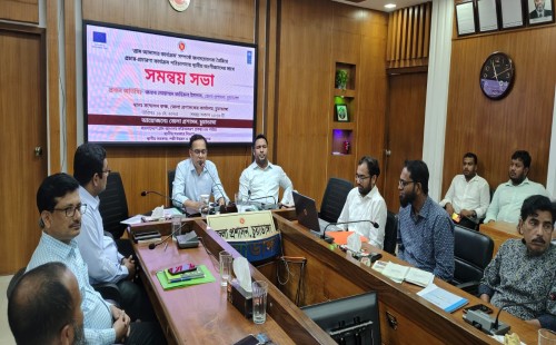চুয়াডাঙ্গায় গ্রাম আদালত কার্যক্রম জোরদারে স্থানীয় অংশীজনদের সমন্বয় সভা