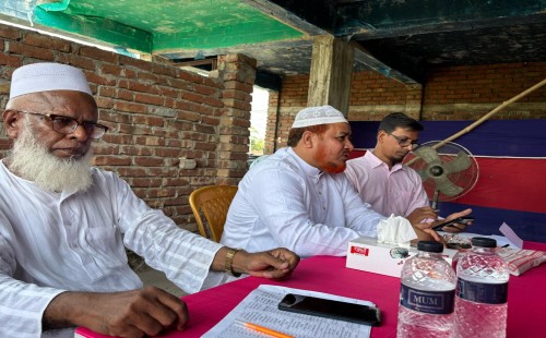 দর্শনায় মহিলা সমাবেশে জামায়াত নেতা রুহুল আমিন