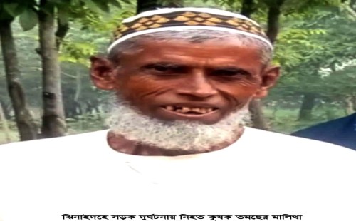 ঝিনাইদহে সড়ক দুর্ঘটনায় কৃষক নিহত