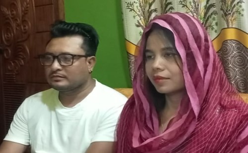 প্রেমের টানে ইন্দোনেশিয়ান তরুণী জিমনিয়া এলেন আলমডাঙ্গায়