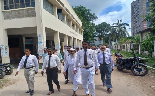 জামায়াত নেতা খালাস পাওয়ায় ঝিনাইদহে শুকরিয়া মিছিল