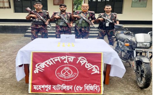 দেড় কোটি টাকার ৮টি স্বর্ণের বার উদ্ধার