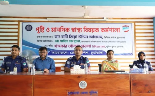 চুয়াডাঙ্গায় পুষ্টি ও মানসিক স্বাস্থ্য বিষয়ক কর্মশালা অনুষ্ঠিত