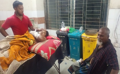 চুয়াডাঙ্গায় রাস্তায় বাঁশ ফেলে ডাকাতি