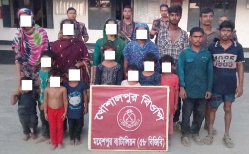 ভারতে আটক ১৬ বাংলাদেশিকে ফেরত