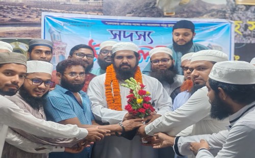 মাওলানা জুবায়ের খানকে অভ্যর্থনা