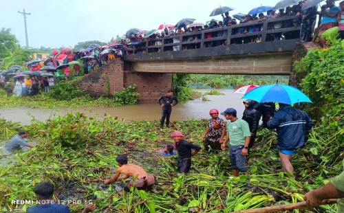 কালীগঞ্জে ভৈরব নদীতে লাফিয়ে পড়ে নিখোঁজ শিশু