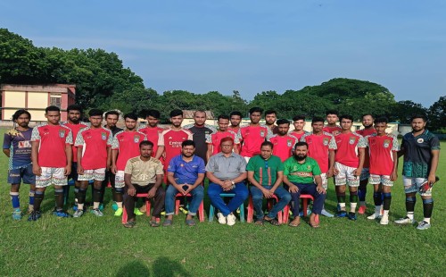 উথলীতে প্রীতি ফুটবল ম্যাচে সূর্য তোরণ ক্লাব বিজয়ী