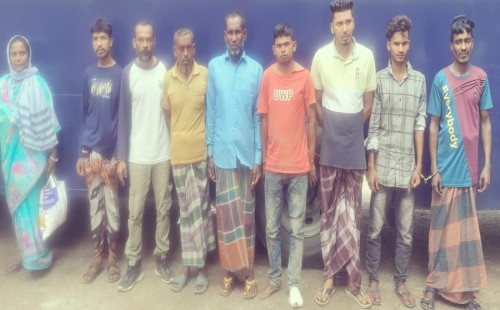 আলমডাঙ্গায় পরোয়ানা ও মাদক মামলায় ৯ আসামি গ্রেপ্তার