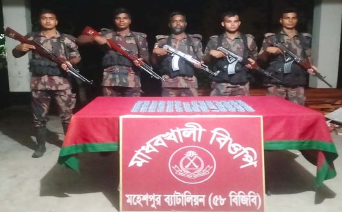 জীবননগর সীমান্তে ৫৮ বিজিবির পৃথক অভিযান