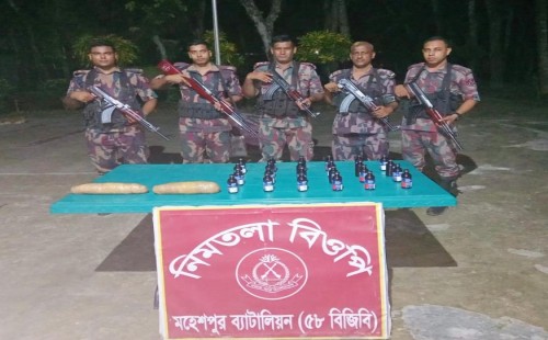 ফেনসিডিল, গাঁজা ও কীটনাশক জব্দ