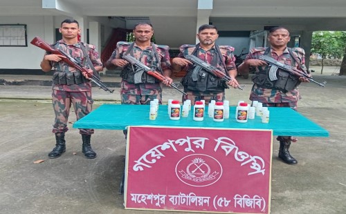 মাদক ও কীটনাশক জব্দ, ৬ জন আটক