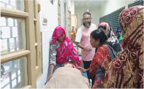 চুয়াডাঙ্গার কিরণগাছিতে ইজিবাইকের ধাক্কায় নারীর মৃত্যু