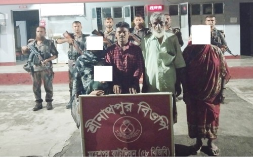 মহেশপুর ও জীবননগর সীমান্তে বিজিবির অভিযানে মাদক উদ্ধার