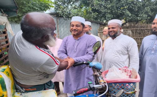 চুয়াডাঙ্গায় নির্বাচনী সমাবেশে অ্যাড. মাসুদ পারভেজ রাসেল