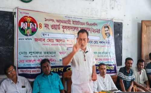জামজামিতে ওয়ার্ডে কৃষকদলের সম্মেলন
