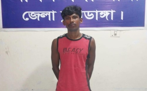 আলমডাঙ্গায় পুলিশের মাদকবিরোধী অভিযান
