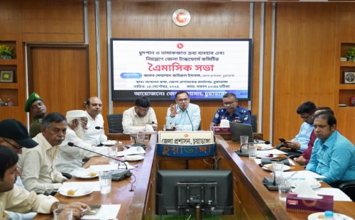 চুয়াডাঙ্গায় মাসিক সভায় স্বাস্থ্য, শিক্ষা ও অবকাঠামো ইস্যুতে সরব আলোচনা