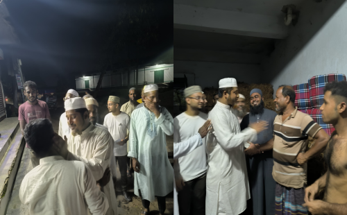 চুয়াডাঙ্গা পৌর এলাকায় গণসংযোগে অ্যাড. মাসুদ পারভেজ রাসেল