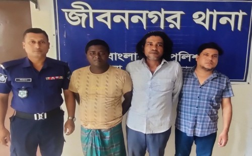 জীবননগরে পরোয়ানাভুক্ত ৩ আসামি গ্রেপ্তার