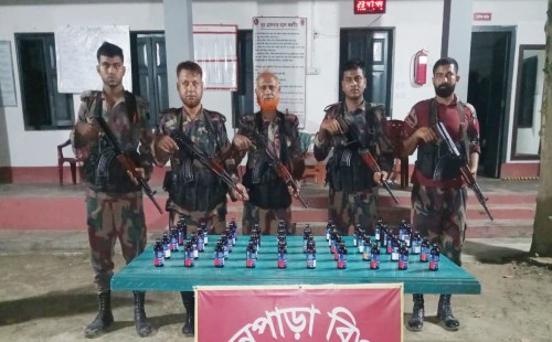 সীমান্তে বিজিবির পৃথক অভিযানে মাদক উদ্ধার