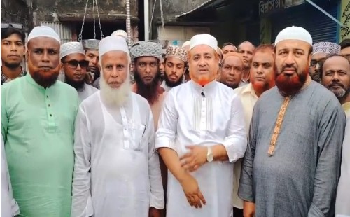নেহালপুরে জামায়াতের গণসংযোগে রুহুল আমিন