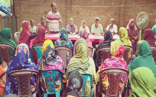 ভাংবাড়ীয়া ইউনিয়নে মহিলা দলের উঠান বৈঠক