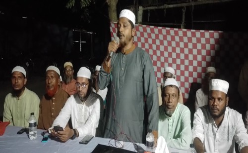 আলমডাঙ্গার বেলগাছিতে জামায়াতের পথসভায় অ্যাড. রাসেল