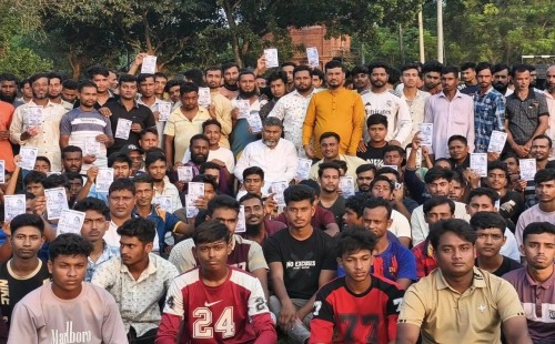 আলমডাঙ্গার জেহালায় তারুণ্যের সমাবেশে শরীফুজ্জামান শরীফ