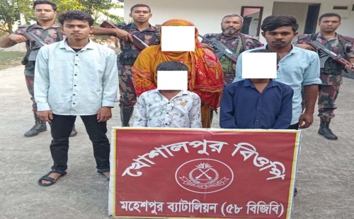 জীবননগর ও মহেশপুর সীমান্তে বিজিবির অভিযান