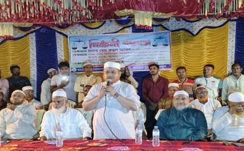 দর্শনায় কৃষক সমাবেশে জেলা জামায়াতের আমির রুহুল আমিন