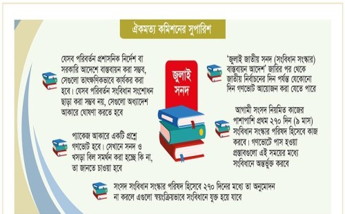 অবিলম্বে আদেশ জারি করে গণভোটের সুপারিশ