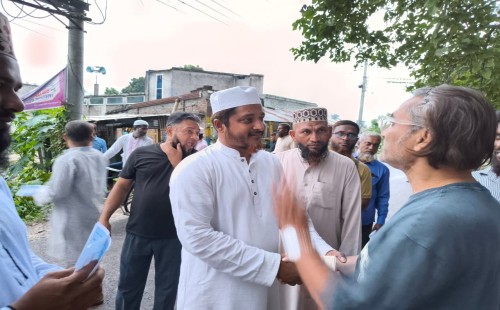আলমডাঙ্গার বৈদ্যনাথপুরে পথসভায় অ্যাড. মাসুদ পারভেজ রাসেল
