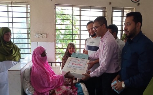 গাংনীতে নবজাতকের মা পেলেন জেলা প্রশাসকের উপহার