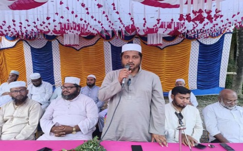 চুয়াডাঙ্গার খেজুরায় পথসভায় অ্যাড. মাসুদ পারভেজ রাসেল