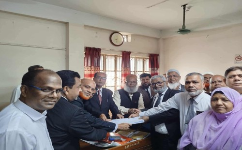 চুয়াডাঙ্গা আইনজীবী সমিতি নির্বাচনে জাতীয়তাবাদী আইনজীবী ফোরামের প্রার্থীদের মনোনয়ন জমা