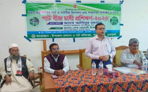 আলমডাঙ্গায় পাট চাষিদের প্রশিক্ষণ