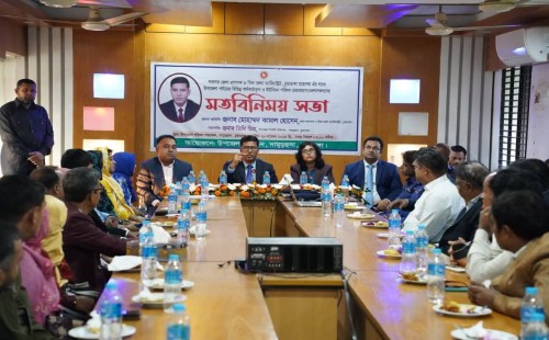 দামুড়হুদায় নবাগত জেলা প্রশাসকের মতবিনিময়