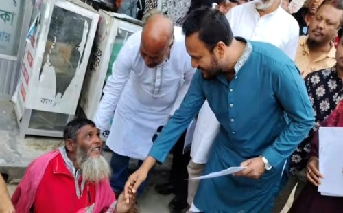 গাংনীতে জাভেদ মাসুদ মিল্টনের গণসংযোগ