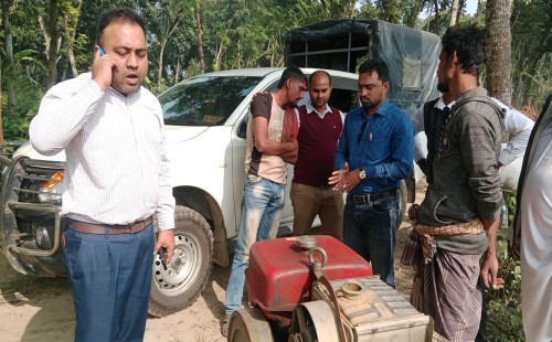 দামুড়হুদায় অবৈধভাবে মাটি কাটায় ৫০ হাজার টাকা জরিমানা