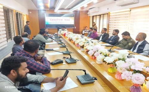 জীবননগরে গ্রাম আদালত ব্যবস্থাপনা কমিটির সভা