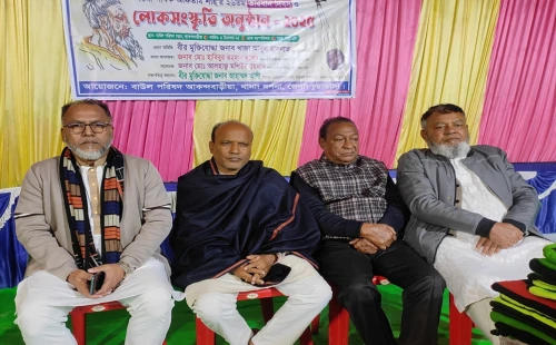 দর্শনায় লোকসংস্কৃতি বাউল মেলার উদ্বোধন
