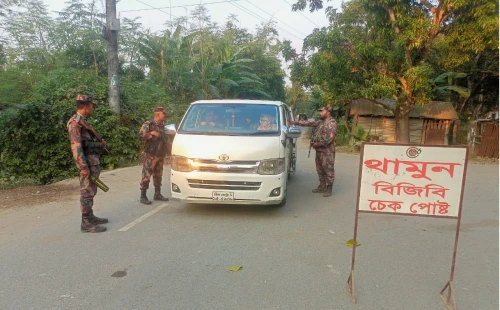 হাদিকে গুলির ঘটনায় চুয়াডাঙ্গা-মেহেরপুর সীমান্তে কড়া নজরদারি