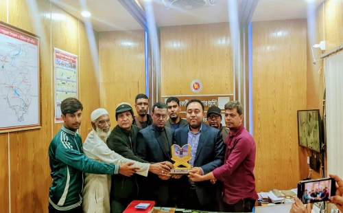 দামুড়হুদায় এসিল্যান্ডের বিদায় সংবর্ধনা