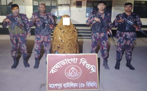ভারতে অনুপ্রবেশকালে নারী আটক