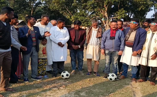 বড়বলদিয়ায় শহিদ জিয়া স্মরণে ফুটবল টুর্নামেন্ট