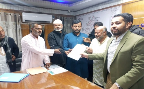 মেহেরপুর জেলা বিএনপির সভাপতি মিল্টনের পক্ষে মনোনয়ন উত্তোলন